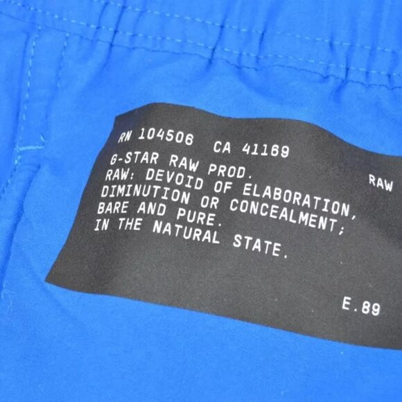 G-Star Raw Swim Shorts Trunks Mens Medium Mesh Lined Color Block Pool Beach- NWT - Picture 14 of 15